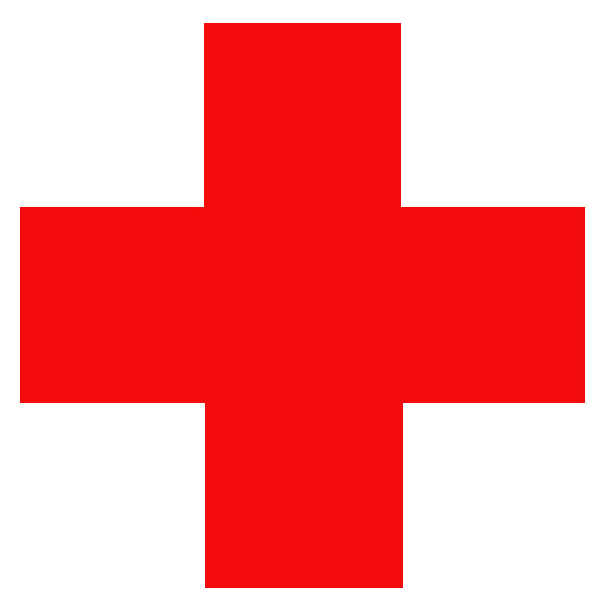 Rotes Kreuz Notfall-Symbol